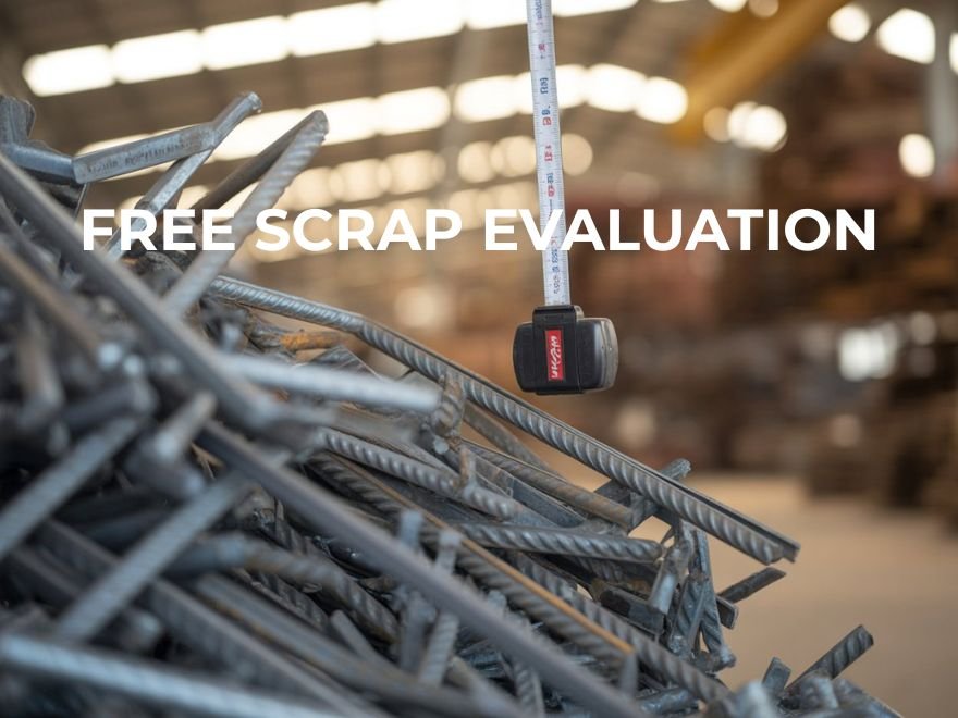 Metal scrap evaluation and inspection process for scrap pickup Qatar